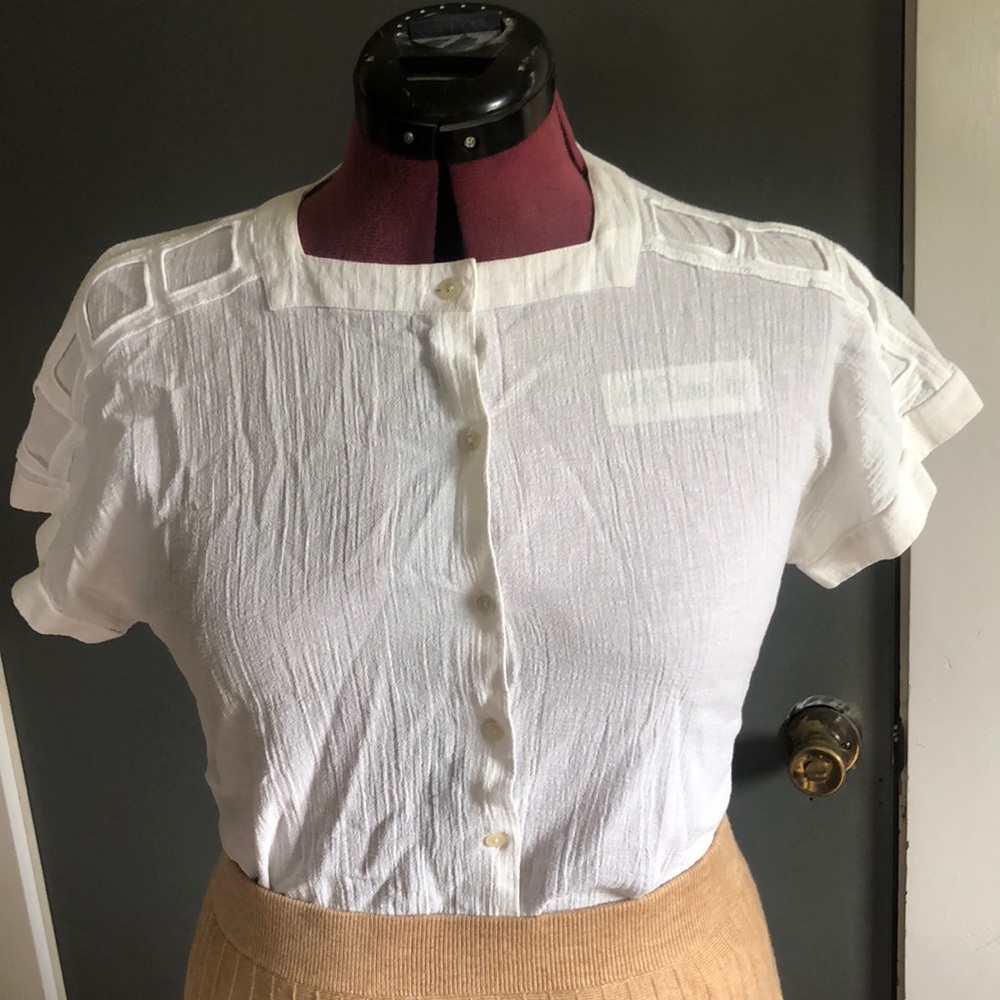 White Cotten Blouse